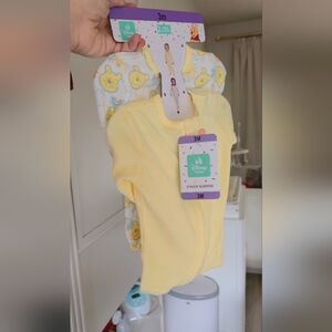 Disney Yellow Baby Sleeper Set